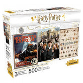 Harry Potter 500 pce x 3 Puzzle Set image 0